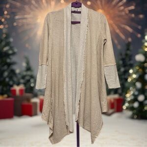 Beige Lightweight Eyeshadow Cardigan Size Small - See Pics